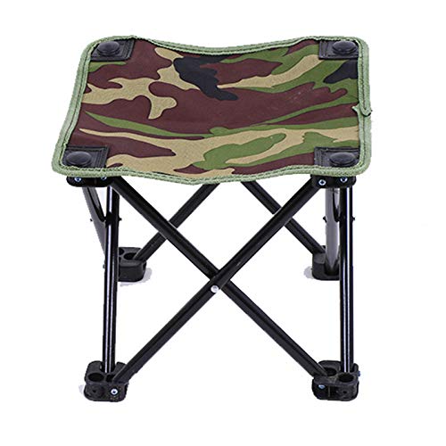 Taburete Plegable Acampar Compacto Ligero Plegable Pequeño Portátil Taburete Viaje Pesca Taburete Silla Camping Plegable Pequeña al Aire Libre con Bolsa Transporte para Senderismo Camping Caza Picnic