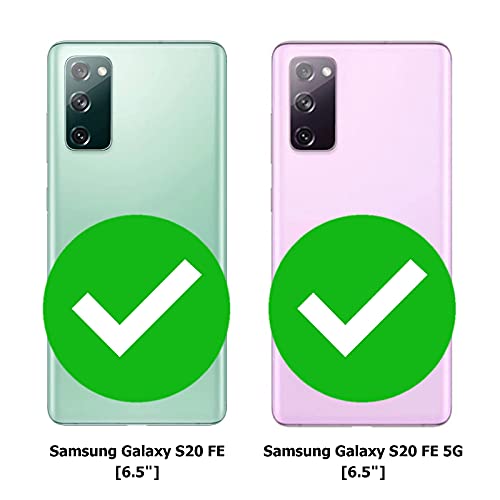 TBOC Funda Compatible con Samsung Galaxy S20 FE - Galaxy S20 FE 5G [6.5"] - Carcasa Rígida [Lila] Silicona Líquida Premium [Tacto Suave] Forro Interior Microfibra [Protege la Cámara] Antideslizante