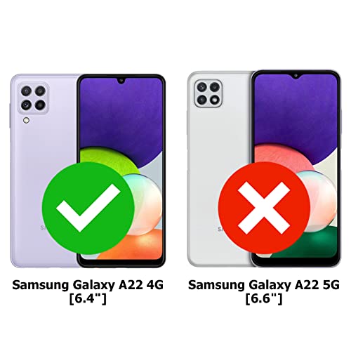 TBOC Funda para Móvil Compatible con Samsung Galaxy A22 4G [6.4"] Carcasa Rígida [Turquesa] Silicona Líquida Premium [Tacto Suave] Forro Interior Microfibra [Protege Cámara] Antideslizante Resistente