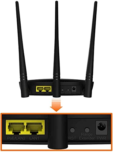 Tenda AP5 300Mbit/s Energía sobre Ethernet (PoE) - Punto de Acceso (300 Mbit/s, IEEE 802.11b,IEEE 802.11g,IEEE 802.11n, 10,100 Mbit/s, 300 Mbit/s, 2.4-2.483, 20 Usuario(s))