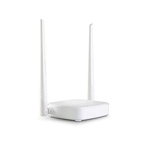 Tenda N301 - Router Inalámbrico N300 para Pequeñas y Medianas Carcasas (300 Mbps, 1 Puerto WAN de 100 Mbps, 3 Puertos LAN de 100 Mbps, WPS, Cliente WISP), Antenas Externas 3 * 5dBi, IEEE 802.11b/g/n