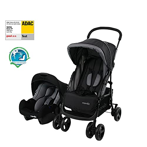 TEXAS Silla de paseo para niños de 6 a 36 meses - Con posición reclinada + silla de coche Beone recomendada 4 estrellas ADAC Grp 0+ (0-13 Kg)