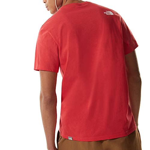 The North Face Men's S/S Easy tee Camiseta, R. Red, L Hombre