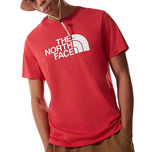 The North Face Men's S/S Easy tee Camiseta, R. Red, L Hombre