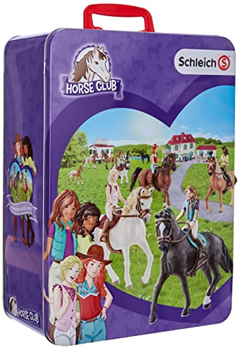Theo Klein-3115 Schleich horse club maletin para colección para 10 caballos, juguete, color surtido (3115)