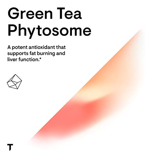 Thorne Research - Fitosoma del té verde - Antioxidante, protector del hígado y beneficios metabólicos del té verde sin cafeína - 60 Cápsulas