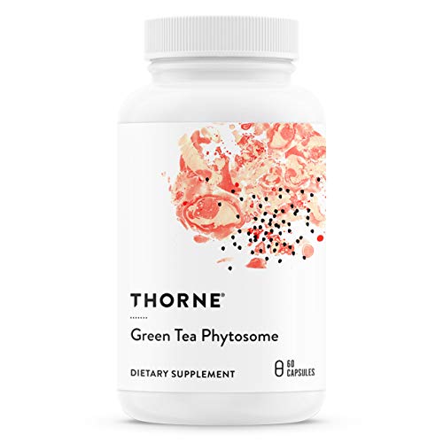 Thorne Research - Fitosoma del té verde - Antioxidante, protector del hígado y beneficios metabólicos del té verde sin cafeína - 60 Cápsulas