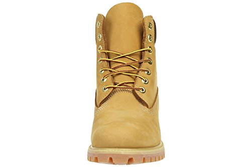 Timberland 6-Inch Premium Boot, Botas para Hombre, Amarillo (Wheat Nubuck), 45 EU