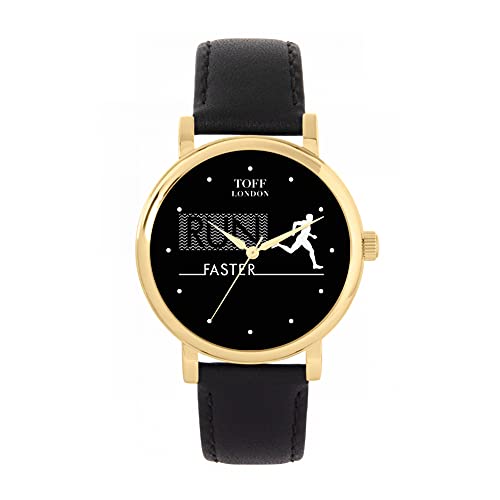 Toff London Reloj Negro Run Faster