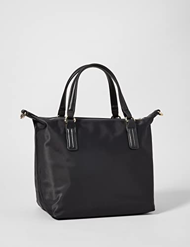 Tommy Hilfiger Poppy Small Tote, Bolso Totes para Mujer, Negro (Black), 23x15x22 cm (W x H x L)