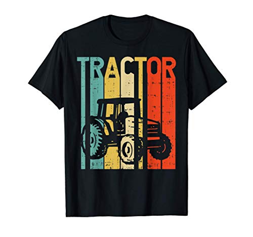 Tractor Retro Farm Truck Farming Life Country Farmer Gift Camiseta