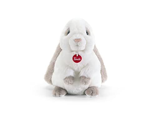 Trudi- Peluche conejo, Color blanco/gris (23705)