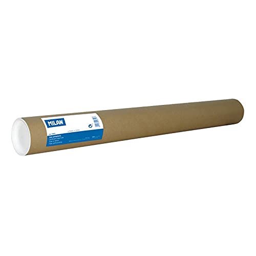 Tubo de cartón portaplanos Ø75 mm, 110 cm de longitud