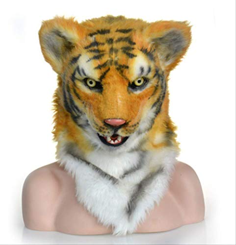 tytlmaske Máscara Completa para Halloween, Tigre/Caballo/león, Cabeza de Horrible de látex, máscara para Bar, Cosplay, Disfraz, Fiesta