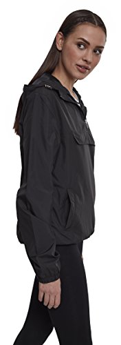 Urban Classics Pull Over Windbreaker Chaqueta para Mujer, Negro (Black 00007), L