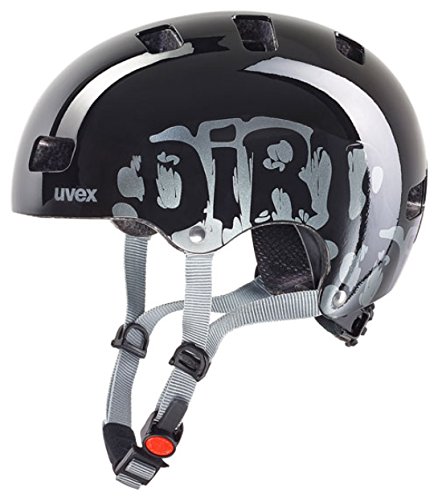 Uvex Kid 3 Casco de Ciclismo, Unisex, Dirtbike Black, 51-55 cm