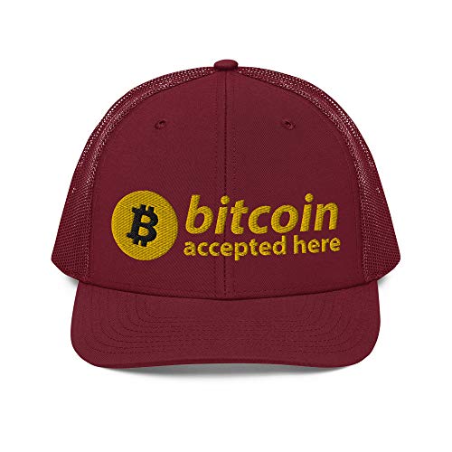 VANN'S PRODUCTS LLC. UK BTC Crypto Trucker Cap bordado malla trasera Bitcoin criptomoneda sombrero cardenal