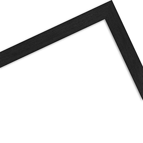 WANDStyle Marco de fotos moderno, 15 x 21 cm, DIN A5, color: negro, veteado, marco de fotos I Clásico marco de madera I Fabricado en Alemania I H950