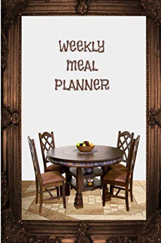 Weekly Meal Planning Notebook: Weekly Meal Planning and shooping list Notebook, 100 pages , 6x9 inches