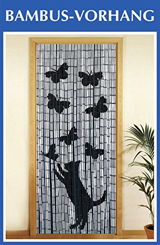 Wenko Cortina de bambú 90 x 200 cm