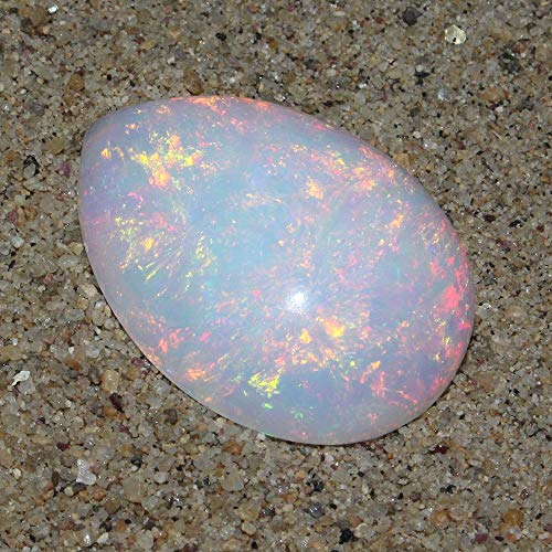 World Wide Gems Beads Gemstone Natural Ethiopian Welo Fire Opal Huge Size 23x31 mmCabochon Code-HIGH-34519
