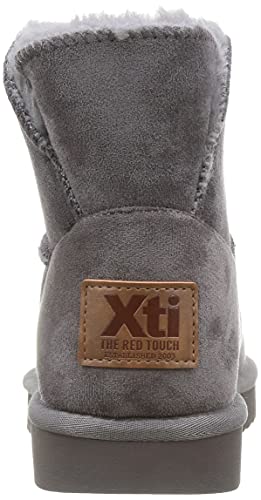 XTI 44436, Botas Cortas al Tobillo Mujer, Gris, 40 EU