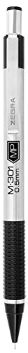 Zebra M-301 Stainless Steel Mechanical Pencil, 0.5mm, Black Barrel, 12-Pack (54010)